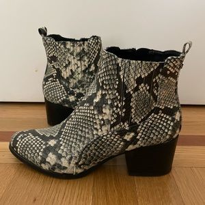 Sam Edelman Circus Snakeskin Booties